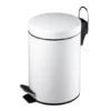 White 3 Litre Pedal Bin 13 White 3 Litre Pedal Bin -Victorian Plumbing Shop 0506422l