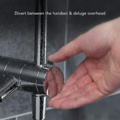 Mira Azora Dual 9.8 KW Electric Shower - Frosted Glass