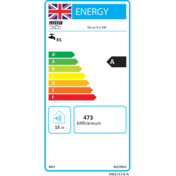 Mira Decor 9.5kW Black Onyx Electric Shower -Victorian Plumbing Shop 1.1894.002 l1 1