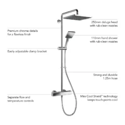 Mira Honesty ERD Thermostatic Shower Mixer - Chrome -Victorian Plumbing Shop 1.1901.002 d1nnn