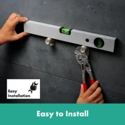 Hansgrohe Ecostat Element Shower Thermostat For Exposed Installation - Chrome -Victorian Plumbing Shop 13346000 l6