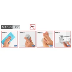 Wenko Fiorina Magic-Loc Shower Head Holder -Victorian Plumbing Shop 20619100 d4