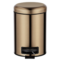 Wenko Leman 3L Pedal Bin - Metallic Copper -Victorian Plumbing Shop 24036100 1