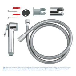 Grohe Vitalio Trigger Douche Spray With Wall Bracket -Victorian Plumbing Shop 26175001 d2