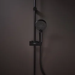 Hansgrohe Vernis Blend EcoSmart Vario 2 Spray Hand Shower - Matt Black -Victorian Plumbing Shop 26340670 d7