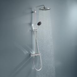 Grohe Vitalio Start Thermostatic Shower Mixer 1/2" With Shower Set - Chrome -Victorian Plumbing Shop 26677001 1