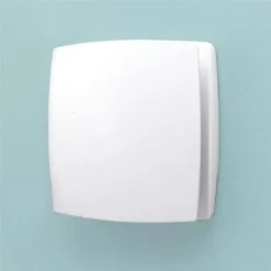 Hib. Breeze Wall Mounted Bathroom Fan With Timer - White