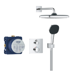 Grohe Precision Thermostat Concealed Shower System With Vitalio Comfort 250 -Victorian Plumbing Shop 34882000 1