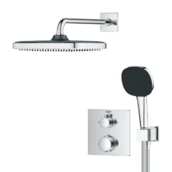 Grohe Precision Thermostat Concealed Shower System With Vitalio Comfort 250 -Victorian Plumbing Shop 34882000 2 688124