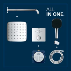 Grohe Precision Thermostat Concealed Shower System With Vitalio Comfort 250 -Victorian Plumbing Shop 34882000 8