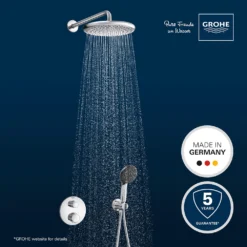 Grohe Precision Thermostat Concealed Shower System With Vitalio Start 250 -Victorian Plumbing Shop 34883000 5