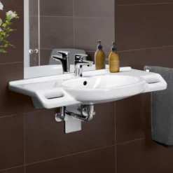 Villeroy And Boch ViCare 810mm Wheelchair Accessible Washbasin -Victorian Plumbing Shop 41208001 l1