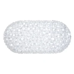 Aqualona Clear Pebbles Bath Mat - 360 X 690mm