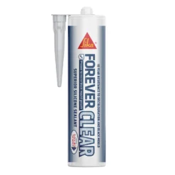 Everbuild Forever Clear Silicone Sealant 295ml