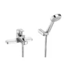 Roca Victoria V2 Chrome Deck Mounted Bath Shower Mixer & Handset -Victorian Plumbing Shop 5a1825c00 l