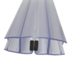 Clear Magnetic Seal For Quadrant Shower Door 6-8mm Glass (Pair) -Victorian Plumbing Shop 6a004 clr 1
