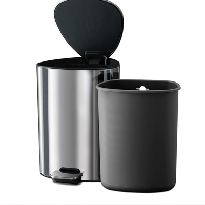 Joseph Joseph EasyStore Luxe 5L Pedal Bin - Stainless Steel 3 Joseph Joseph EasyStore Luxe 5L Pedal Bin - Stainless Steel - Image 3