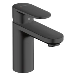 Hansgrohe Vernis Blend Single Lever Basin Mixer 100 Without Waste - Matt Black -Victorian Plumbing Shop 71580670 l
