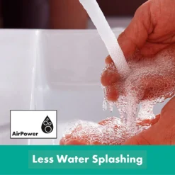 Hansgrohe Rebris S CoolStart Single Lever Basin Mixer 110 With Pop-up Waste - Chrome -Victorian Plumbing Shop 72519000 d4a