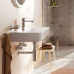 Hansgrohe Rebris S CoolStart Single Lever Basin Mixer 110 With Pop-up Waste - Chrome