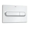 Roca PL1 Dual Flush Plate For Concealed Cisterns - Chrome -Victorian Plumbing Shop 890095001 l