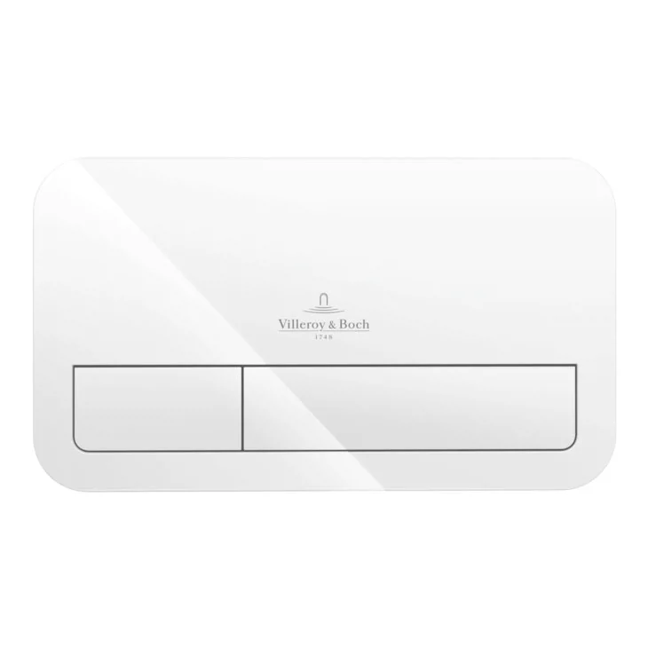 Villeroy And Boch ViConnect White Dual Flush Plate 2 Villeroy And Boch ViConnect White Dual Flush Plate - Image 2