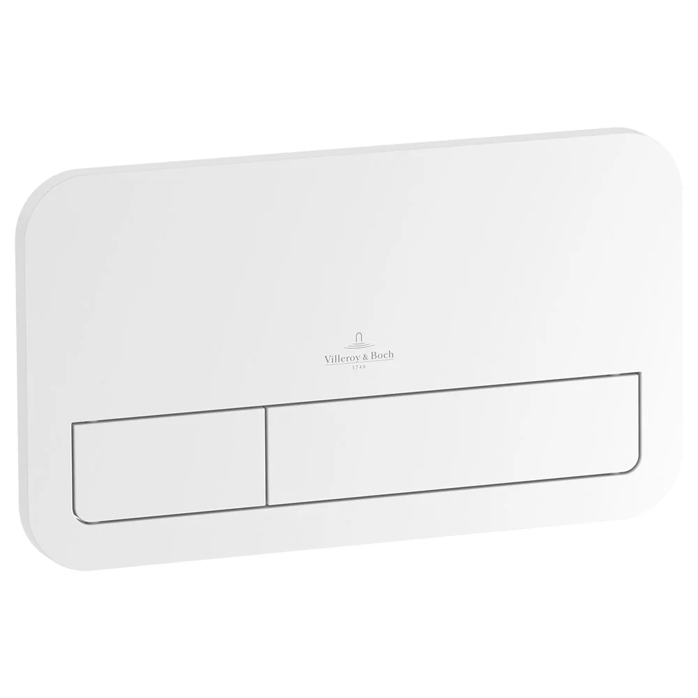 Villeroy And Boch ViConnect White Dual Flush Plate 1 Villeroy And Boch ViConnect White Dual Flush Plate