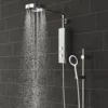 AQUAS AquaMax Flex Manual X-Jet 9.5KW Full Chrome Electric Shower