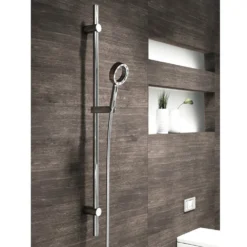 AQUAS Wave Slider Rail Kit With X-Jet Handshower - Chrome -Victorian Plumbing Shop a000274 detail3