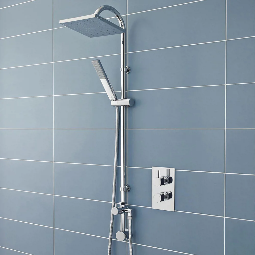 Hudson Reed Worth Rigid Riser Shower Kit With Concealed Outlet Elbow + Diverter 2 Hudson Reed Worth Rigid Riser Shower Kit With Concealed Outlet Elbow + Diverter - Image 2