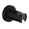 Arezzo Shower Handset Holder Matt Black -Victorian Plumbing Shop a377mb l