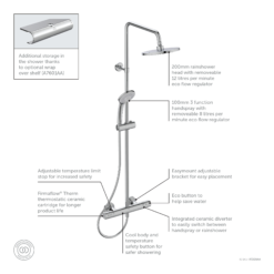 Ideal Standard Ceratherm T25 Exposed Thermostatic Shower System -Victorian Plumbing Shop a7209aa d1