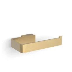 Hib. Atto Brushed Brass Toilet Roll Holder
