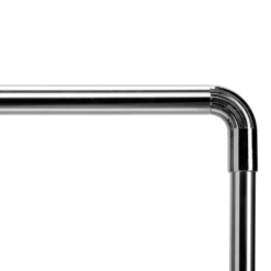 Croydex L Shaped Telescopic Shower Cubicle Rod - Chrome -Victorian Plumbing Shop ad103000ai2