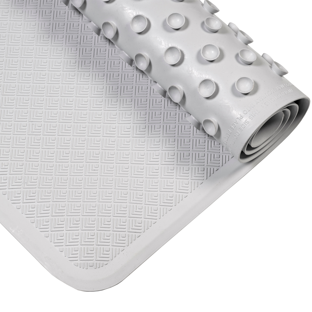 Croydex Anti-Bacterial White Bath Mat 900 X 370mm 2 Croydex Anti-Bacterial White Bath Mat 900 X 370mm - Image 2