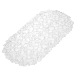 Croydex Bubbles PVC Bath Mat - 700 X 350mm - Clear -Victorian Plumbing Shop ah220732nl