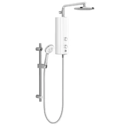 AQUAS AquaMax Flex Manual Smart 9.5KW White Electric Shower -Victorian Plumbing Shop aq5517 l