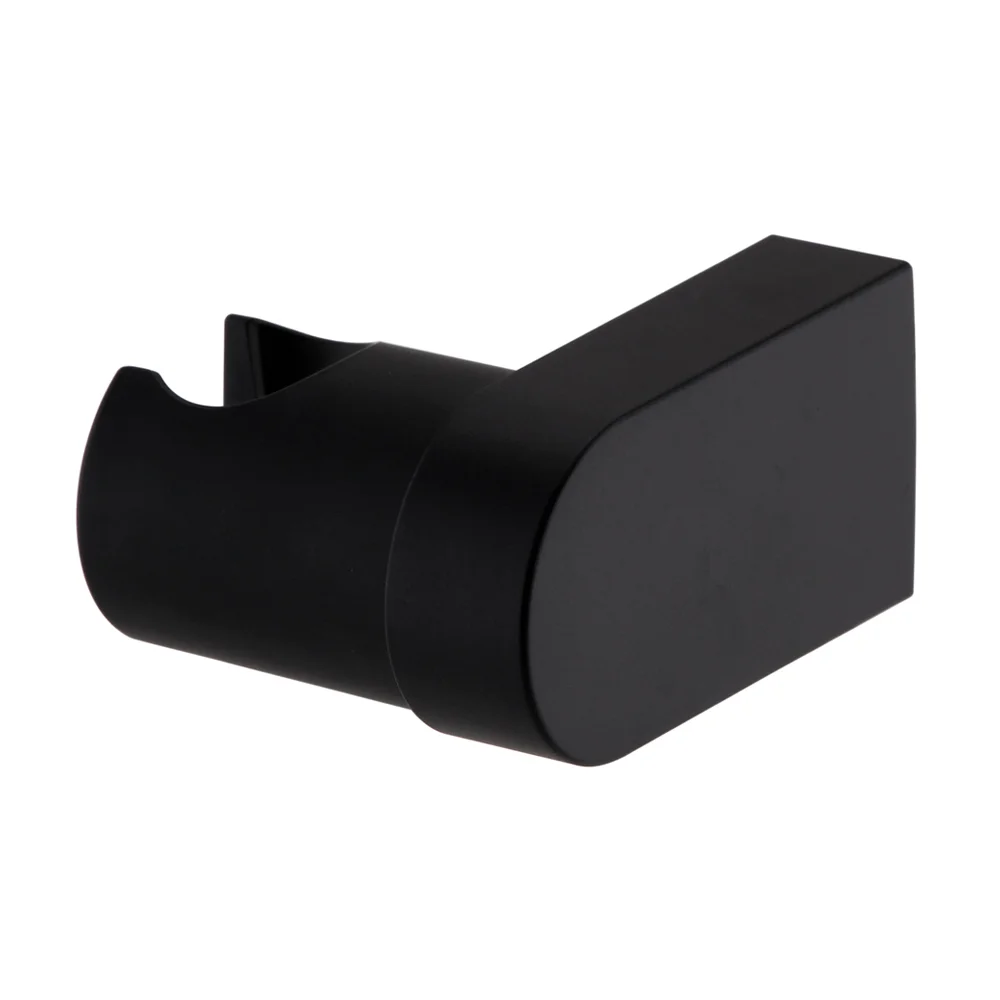 Arezzo Round Matt Black ABS Modern Wall Mounted Handset Holder 1 Arezzo Round Matt Black ABS Modern Wall Mounted Handset Holder