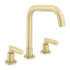 Arezzo Art Deco Lever Deck Mounted (3TH) Basin Mixer Tap - Brushed Brass 8 Arezzo Art Deco Lever Deck Mounted (3TH) Basin Mixer Tap - Brushed Brass -Victorian Plumbing Shop arzaddm3bmbb l2