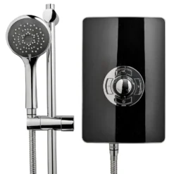 Triton - Aspirante 8.5kw Electric Shower - Black Gloss -Victorian Plumbing Shop asp08gsblkl