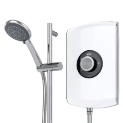 Triton Amore 9.5kW Electric Shower - Gloss White -Victorian Plumbing Shop aspamo8gswht d3 1