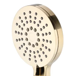 Arezzo Multi-Function Water Saving Handset Brushed Brass -Victorian Plumbing Shop az52bb d2