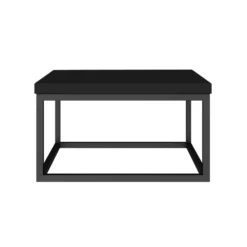 Arezzo 500 Matt Black Stone Resin Worktop With Matt Black Wall Mounted Frame 5 Arezzo 500 Matt Black Stone Resin Worktop With Matt Black Wall Mounted Frame -Victorian Plumbing Shop az5blkfrmmbd1