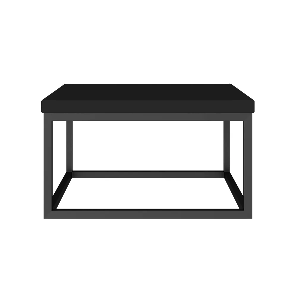 Arezzo 500 Matt Black Stone Resin Worktop With Matt Black Wall Mounted Frame 3 Arezzo 500 Matt Black Stone Resin Worktop With Matt Black Wall Mounted Frame - Image 3