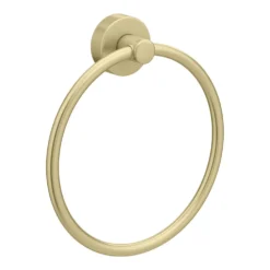 Arezzo Brushed Brass Round Towel Ring -Victorian Plumbing Shop azbb313 d2