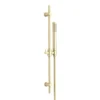 Arezzo Brushed Brass Modern Slide Rail Kit With Pencil Shower Handset -Victorian Plumbing Shop azbb8sr d1a