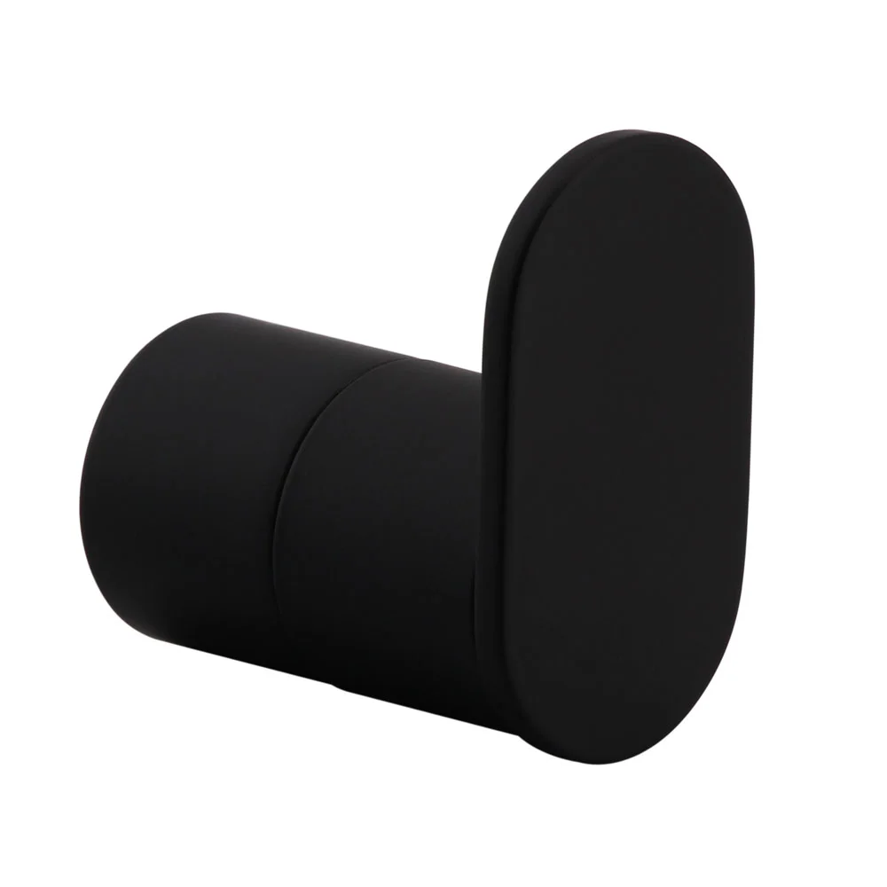 Arezzo Matt Black Robe Hook 2 Arezzo Matt Black Robe Hook - Image 2