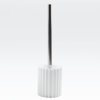 Arezzo White Fluted Toilet Brush Holder 2 Arezzo White Fluted Toilet Brush Holder -Victorian Plumbing Shop azftb l2