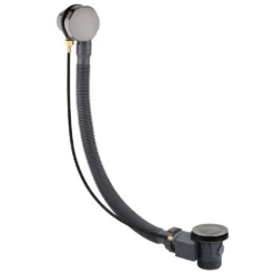 Arezzo Gunmetal Grey Bath Pop-up Waste & Overflow