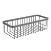 Arezzo Brushed Gunmetal Grey 300mm Wire Shower Basket 7 Arezzo Brushed Gunmetal Grey 300mm Wire Shower Basket -Victorian Plumbing Shop azs29gmg d1